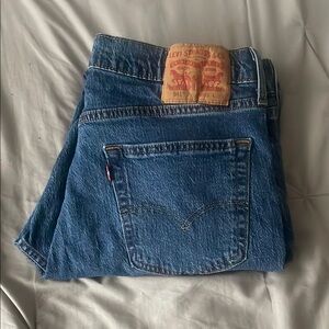 Levi's Blue Straight Denim Jeans
